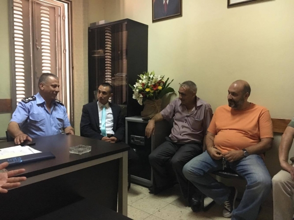 رئيس واعضاء جمعية الفنادق العربية يهنؤن الرائـد جمال طقاطقة لتوليه منصب مدير شرطة السياحة والاثار في بيت لحم